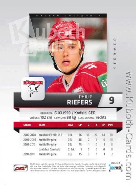 DEL 2011 / 12 CityPress - No 134 - Philip Riefers