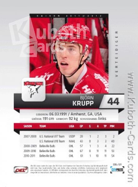 DEL 2011 / 12 CityPress - No 131 - Björn Krupp