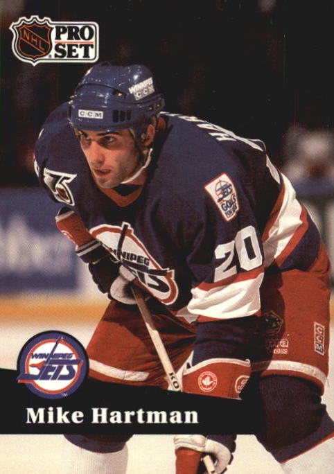 NHL 1991-92 ProSet - No 519 - Mike Hartman