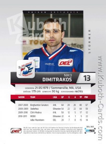 DEL 2011 / 12 CityPress - No 360 - Niko Dimitrakos