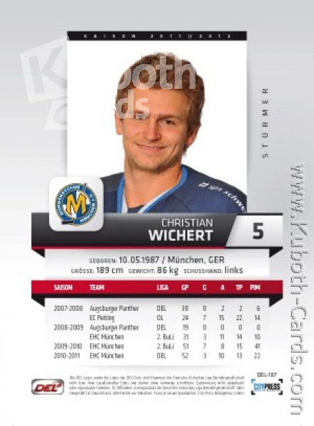 DEL 2011 / 12 CityPress - No 187 - Christian Wichert