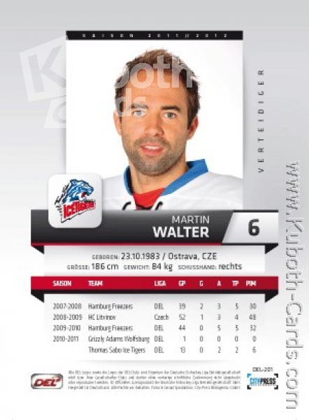 DEL 2011 / 12 CityPress - No 201 - Martin Walter