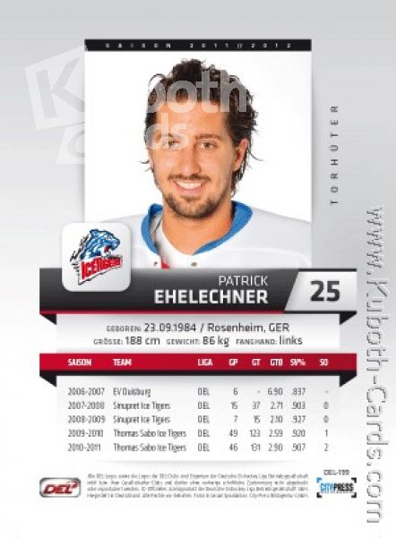 DEL 2011 / 12 CityPress - No 199 - Patrick Ehelechner