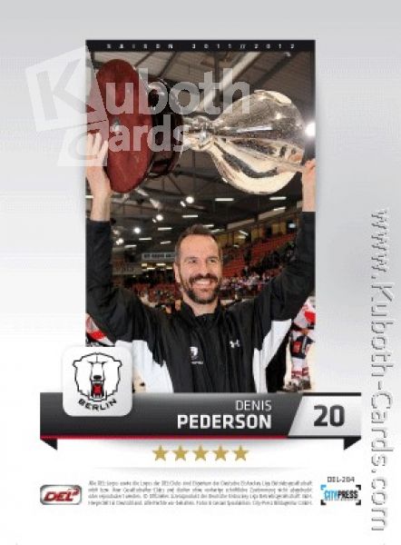 DEL 2011 / 12 CityPress - No 284 - Denis Pederson