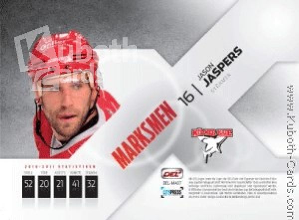 DEL 2011-12 CityPress Marksmen - No MA07 - Jason Jaspers