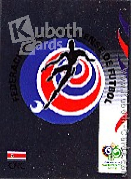 Fussball 2006 Panini WM - No 37 - Wappen Costa Rica