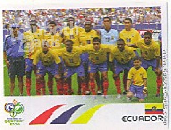 Soccer 2006 Panini World Cup - No 74 - Team Ecuador