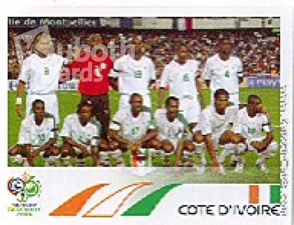 Soccer 2006 Panini World Cup - No 188 - Team Ivory Coast