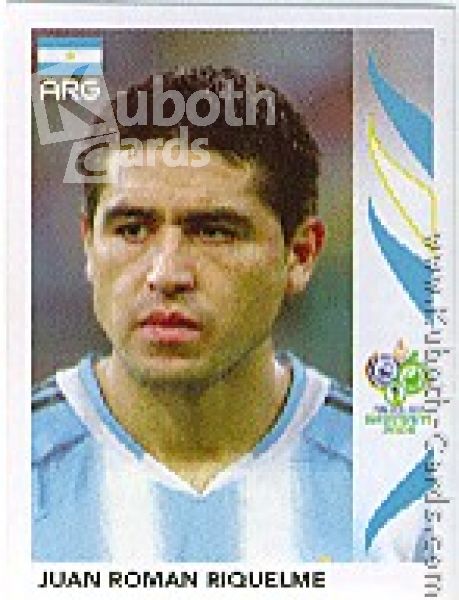 Soccer 2006 Panini World Cup - No 181 - Juan Roman Riquelme