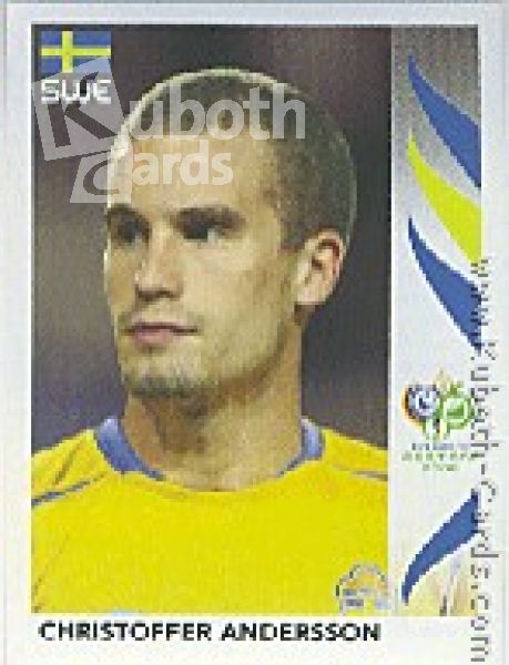 Fussball 2006 Panini WM - No 153 - Christoffer Andersson