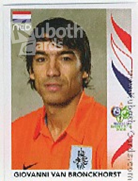 Football 2006 Panini World Cup - No 234 - Giovanni van Bronckhorst