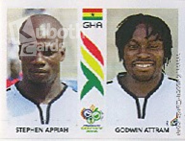 Soccer 2006 Panini World Cup - No 316 - S. Appiah / G. Attram