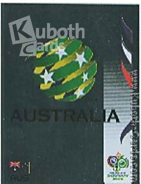 Football 2006 Panini World Cup - No 417 - Coat of Arms Australia