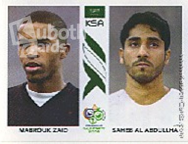 Fussball 2006 Panini WM - No 589 - M. Zaid / S. Al Abdullha