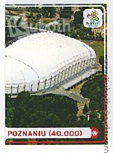 Soccer 2012 Panini European Championship - No 11 - Venue Poznan