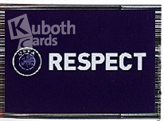 Football 2012 Panini European Championship - No 5 - UEFA Slogan RESPECT