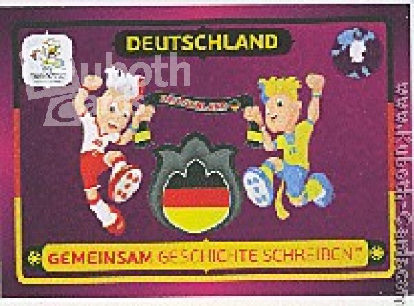 Soccer 2012 Panini European Championship - No 36 - Germany