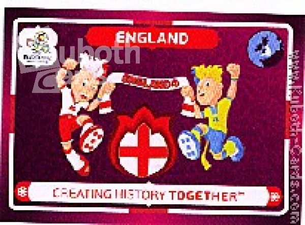 Fussball 2012 Panini EM - No 45 - Team England