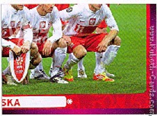 Fussball 2012 Panini EM - No 54 - Mannschaftsbild Polen