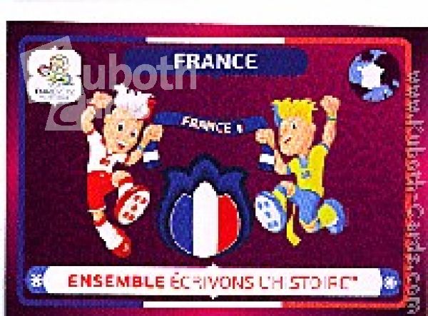 Fussball 2012 Panini EM - No 44 - Team Frankreich