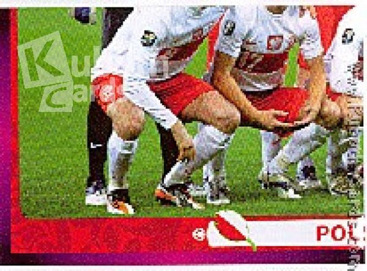 Soccer 2012 Panini European Championship - No 53 - Team picture Poland