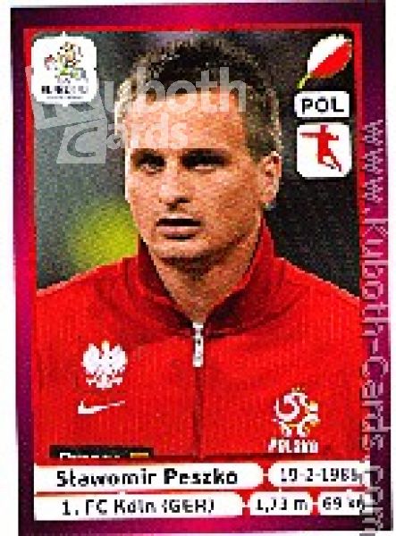 Fussball 2012 Panini EM - No 72 - Slawomir Peczko