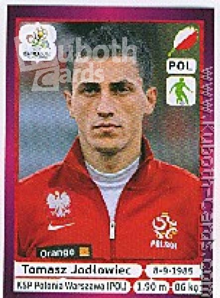 Fussball 2012 Panini EM - No 62 - Tomasz Jodlowiec