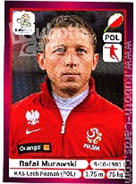 Fussball 2012 Panini EM - No 66 - Rafal Murawski