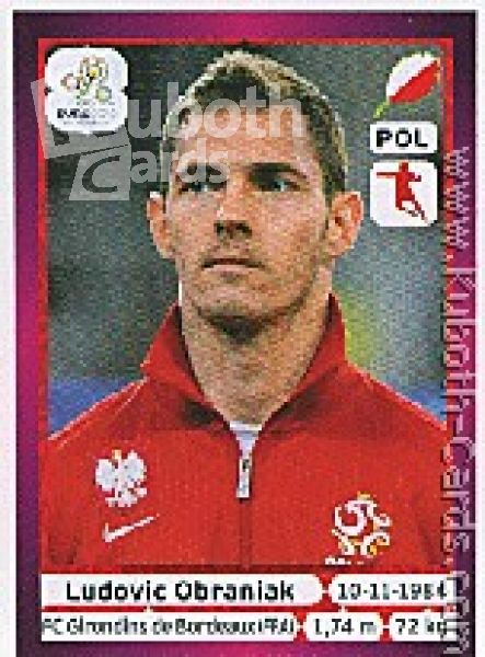 Fussball 2012 Panini EM - No 71 - Ludovic Obraniak