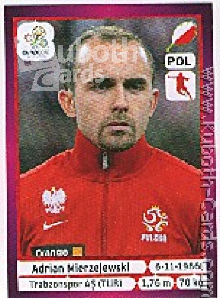 Fussball 2012 Panini EM - No 70 - Adrian Mierzejewski