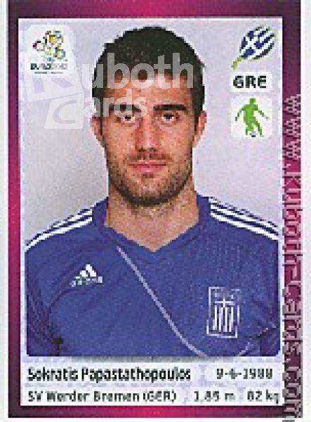 Fussball 2012 Panini EM - No 87 - Sokratis Papastathopoulos