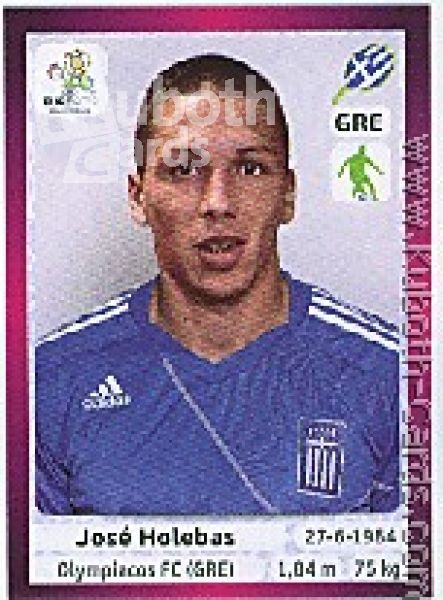 Fussball 2012 Panini EM - No 89 - José Holebas