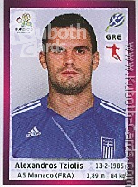 Soccer 2012 Panini European Championship - No 93 - Alexandros Tziolis