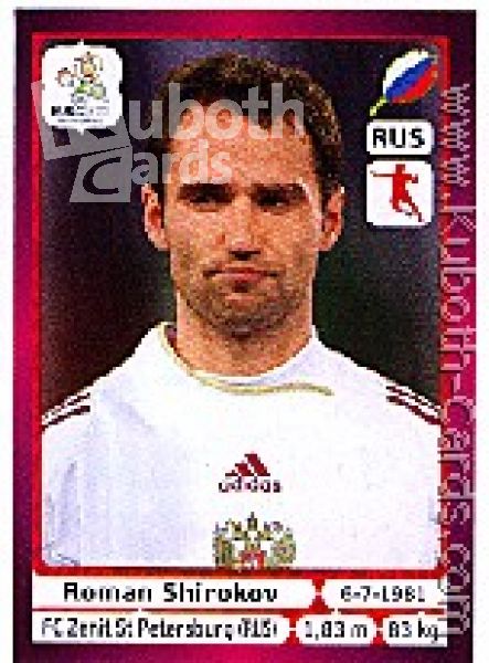 Soccer 2012 Panini European Championship - No 122 - Roman Shirokov