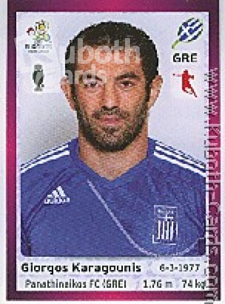 Soccer 2012 Panini European Championship - No 94 - Giorgios Karagounis