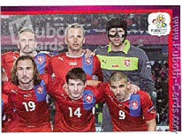 Soccer 2012 Panini European Championship - No 139 - Team picture Czech Republic