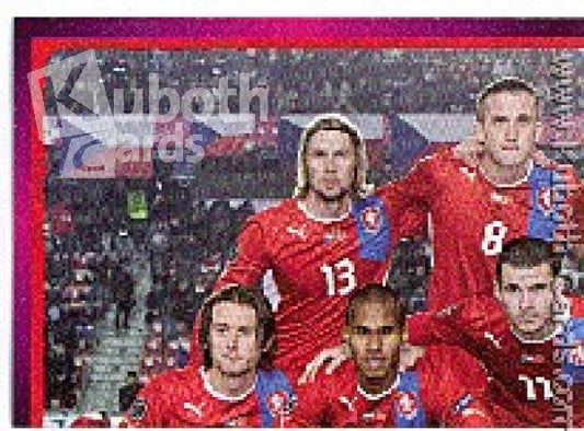 Soccer 2012 Panini European Championship - No 138 - Team picture Czech Republic