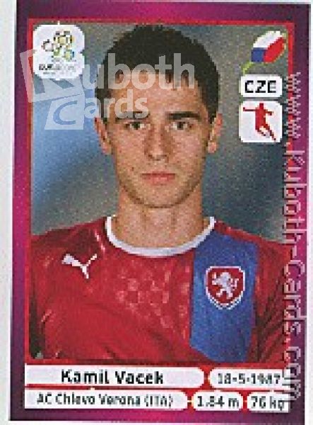 Soccer 2012 Panini European Championship - No 156 - Kamil Vacek