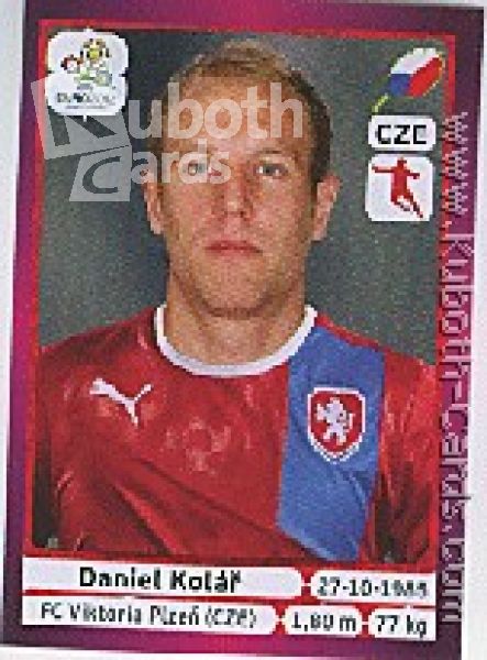 Soccer 2012 Panini European Championship - No 152 - Daniel Kolar