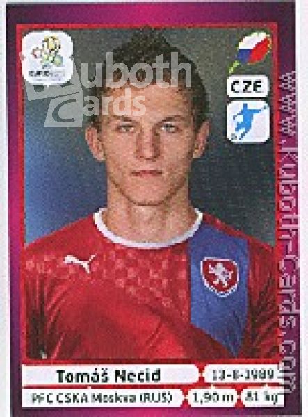 Football 2012 Panini European Championship - No 160 - Tomas Necid