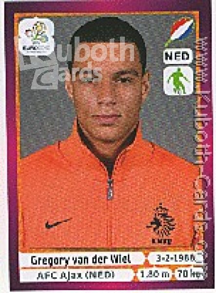 Football 2012 Panini European Championship - No 175 - Gregory van der Wiel