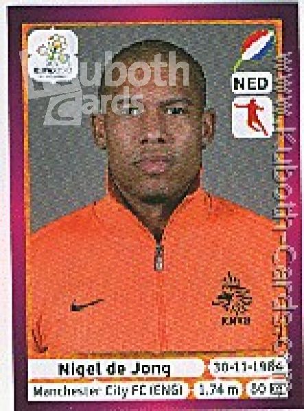 Football 2012 Panini European Championship - No 179 - Nigel de Jong