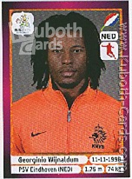 Soccer 2012 Panini European Championship - No 183 - Georginio Wijnaldum