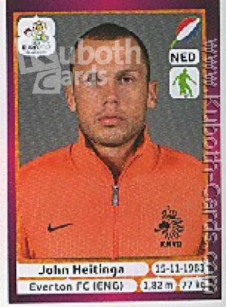 Football 2012 Panini European Championship - No 173 - John Heitinga