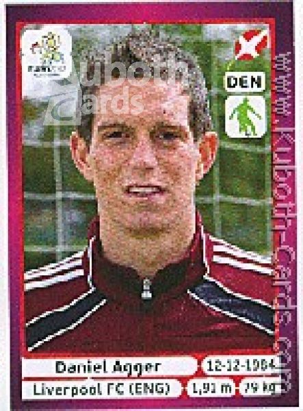 Soccer 2012 Panini European Championship - No 202 - Daniel Agger