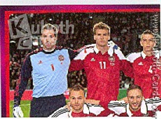 Soccer 2012 Panini European Championship - No 196 - Team picture Denmark