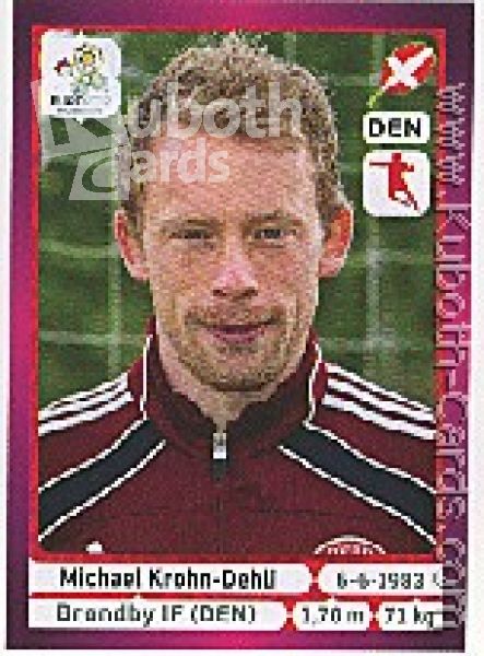 Soccer 2012 Panini European Championship - No 214 - Michael Krohn-Dehli