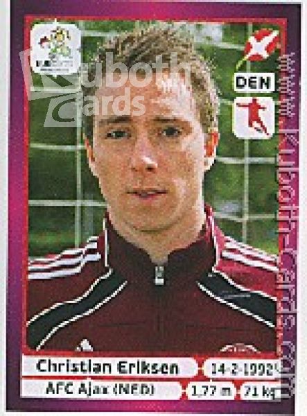 Soccer 2012 Panini European Championship - No 215 - Christian Eriksen