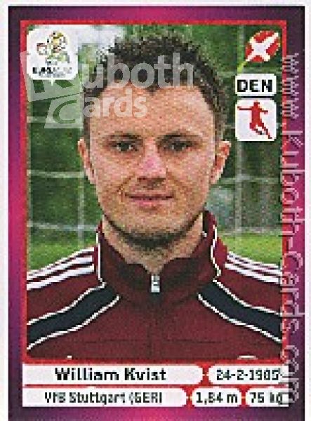 Soccer 2012 Panini European Championship - No 209 - William Kvist