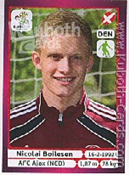 Soccer 2012 Panini European Championship - No 206 - Nicolai Boilesen